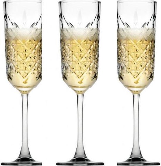 Pasabahce Timeless Champagneglazen - 175 ml - 4 Stuks - Flute