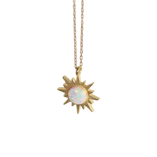 Pera Jewelry® - 925 sterling zilveren Ketting met Zon Hanger - Afstudeercadeau - Ketting met Hanger - Cadeau Voor Afstudeer - Afstudeer Cadeau- Ketting Dames