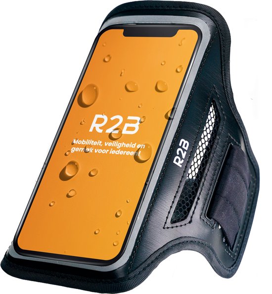 R2B Hardloop Telefoonhouder t/m 7 inch - Waterdicht - Reflecterend - Sportband - Sportarmband Telefoon - Hardloop Armband Telefoon - Smartphone Houder