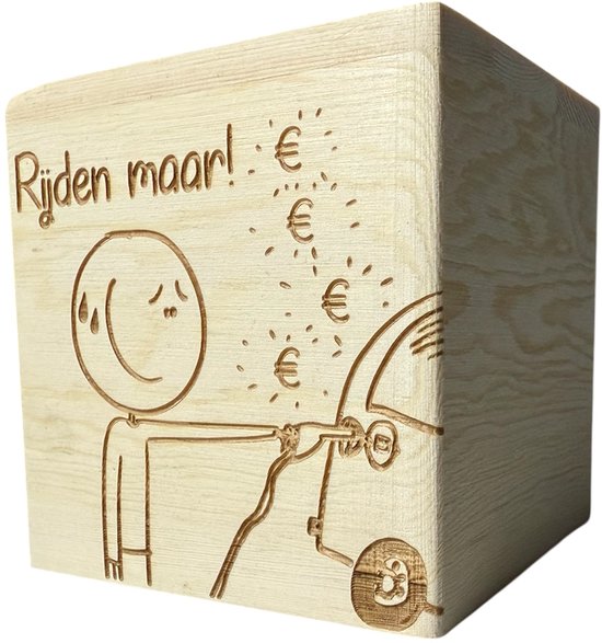 Rijbewijs cadeau - Spaarpot - Rijbewijs gehaald - Rijbewijs geslaagd - Drive safe - Driving license - Geslaagd rijbewijs - Geslaagd rijbewijs cadeau