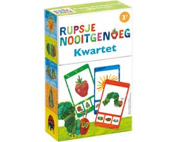 Rupsje Nooitgenoeg Kwartet - 32 kaarten - 8 kwartetten - Peuter en kleuter speelgoed - Voor meisjes en jongens - Vanaf 3 jaar - Speelgoed kinderen - Bambolino Toys