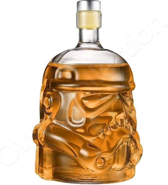 Stormtrooper Whiskey - Gin - Rum - water - limonade drink fles karaf met dop 750ml - star wars