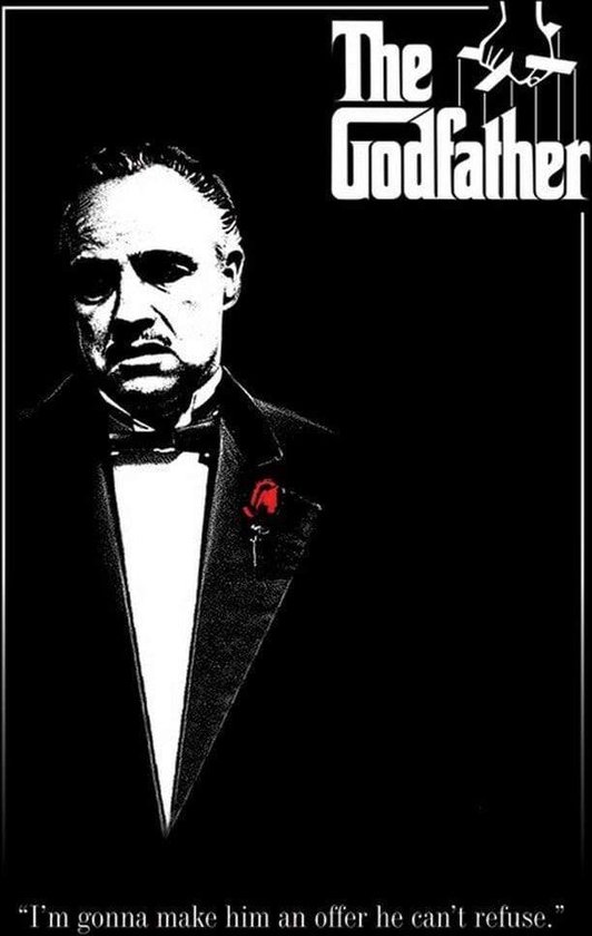 The Godfather - Red Rose - Maxi Poster