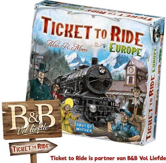Ticket to Ride Europe - Nederlandstalig Bordspel - Strategisch Gezelschapsspel voor Familie & Vrienden