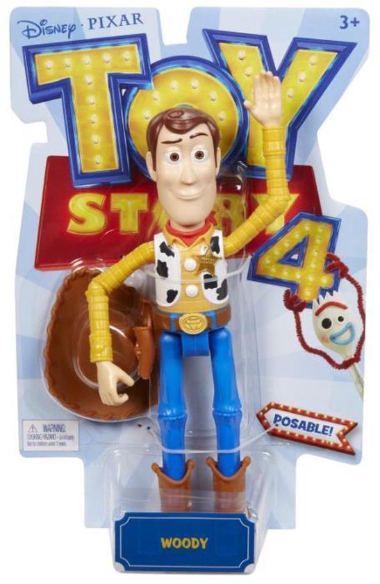 Toy Story 4 Woody van 18 cm - Speelfiguur