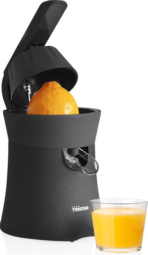 Tristar Citruspers Elektrisch - CP-3015 - 120W - Incl. 2 perskegels, pulpfilter, druppelstop, pershendel - Zwart - Pasen