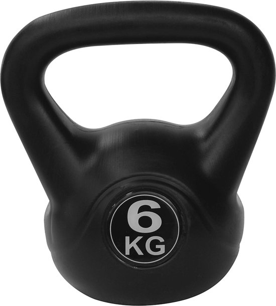 Tunturi PVC Kettle Bell - Kettlebell - 6 kg - Incl. gratis fitness app