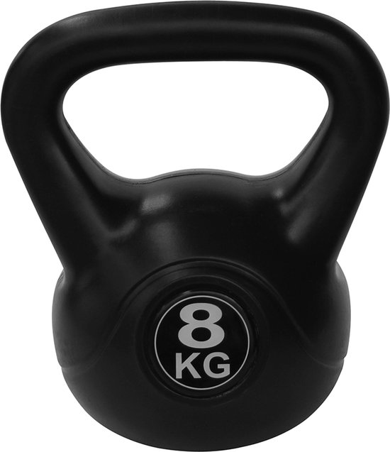 Tunturi PVC Kettle Bell - Kettlebell - 8 kg - Incl. gratis fitness app