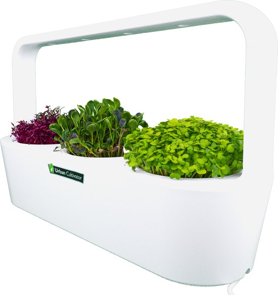 Urban Cultivator MicroBuddy – indoor moestuin kweekset – microgroenten & kruiden – met LED – hydrocultuur – voor keuken of balkon