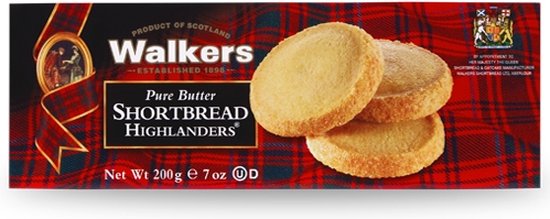 Walkers Biscuits Shortbread Highlander - 200g doos