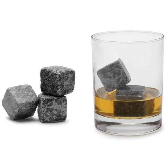 Whiskey stones - IJsblokken van natuursteen - 9 stuks
