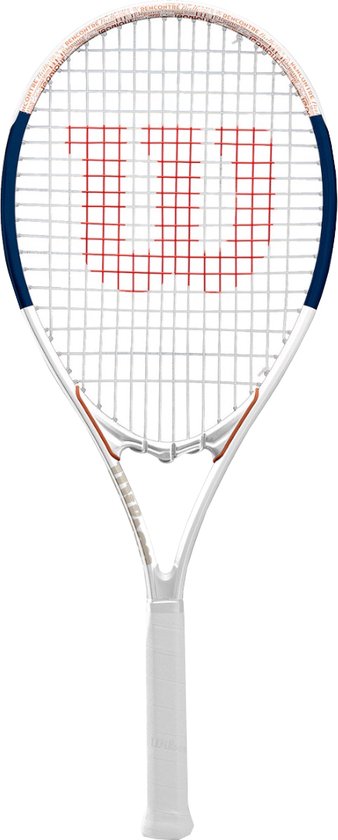 Wilson Roland Garros Elite Tennis Racquet WR086110U, Unisex, Wit, rakiety do tenisa, maat: 2