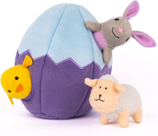 Zippy Paws - Intelligentie spel - Speelgoed hond - Honden - Puzzel - Paasei en vriendjes